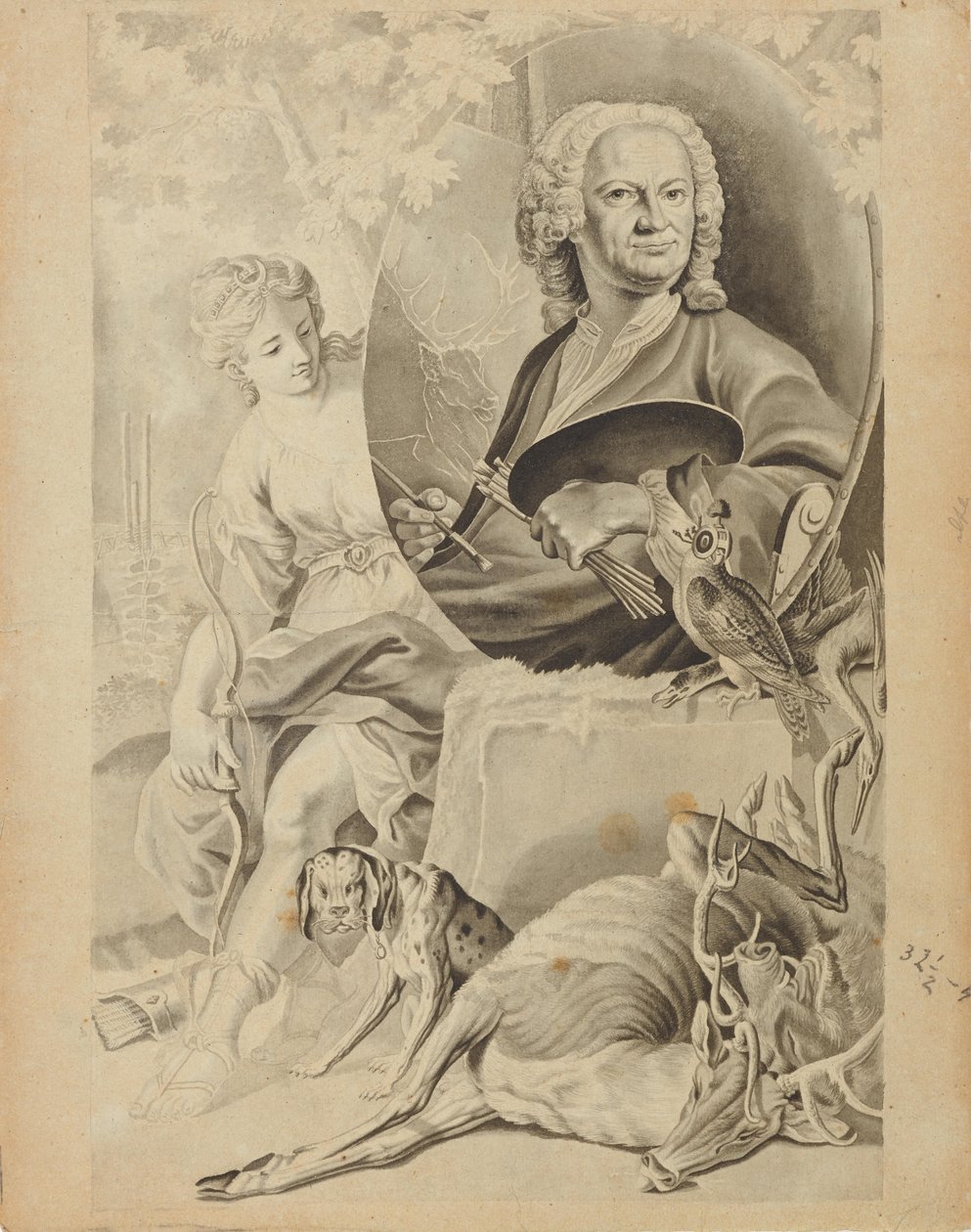 Frontispiz von Johann Georg Bergmuller