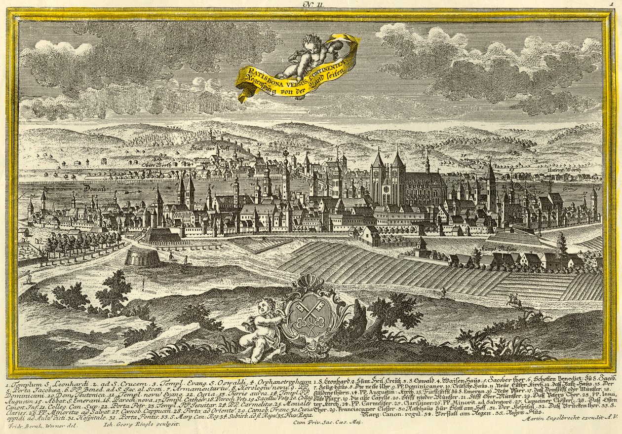 Regensburg von Johann Georg Ringlin