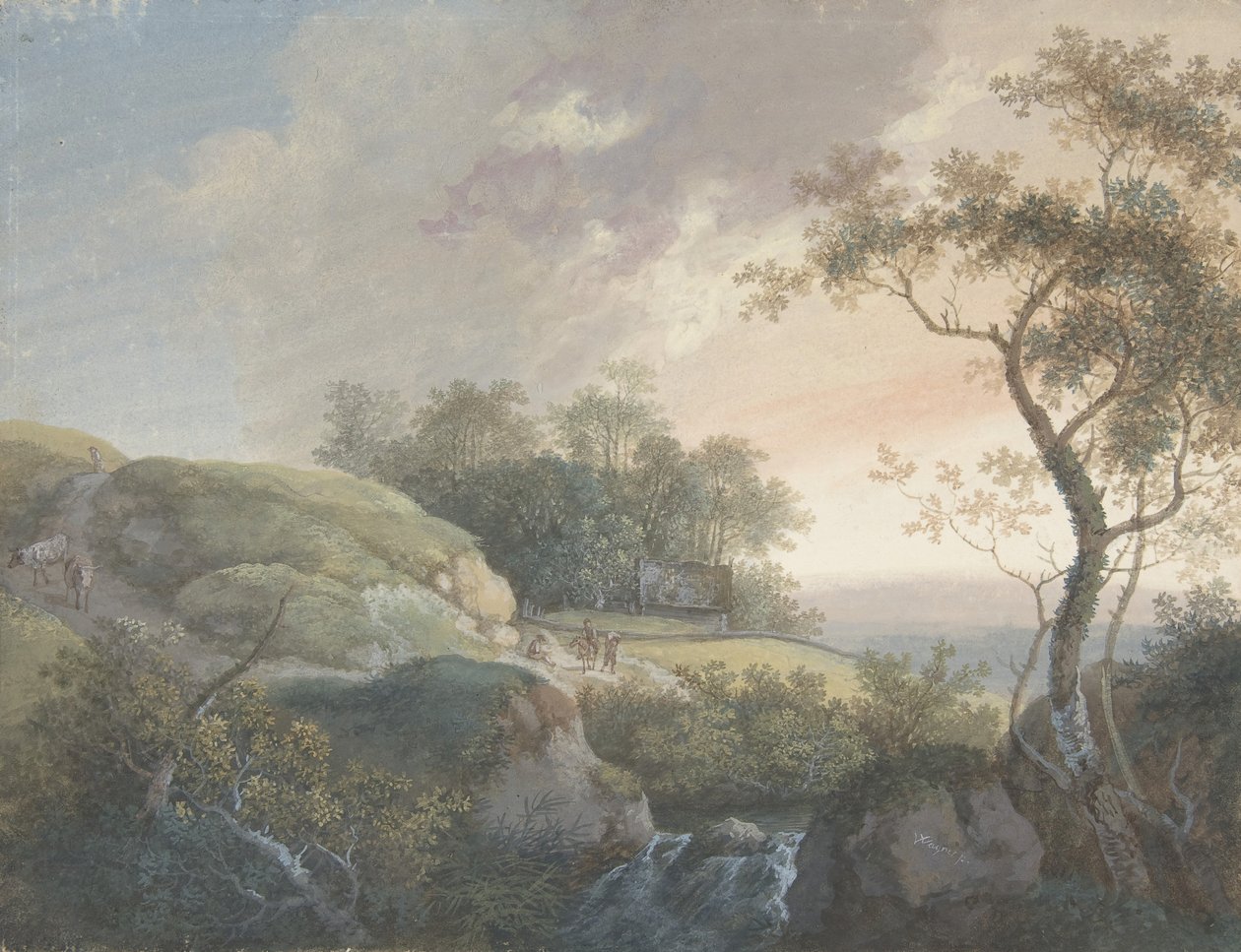 Der Morgen, 1732-67 von Johann Georg Wagner