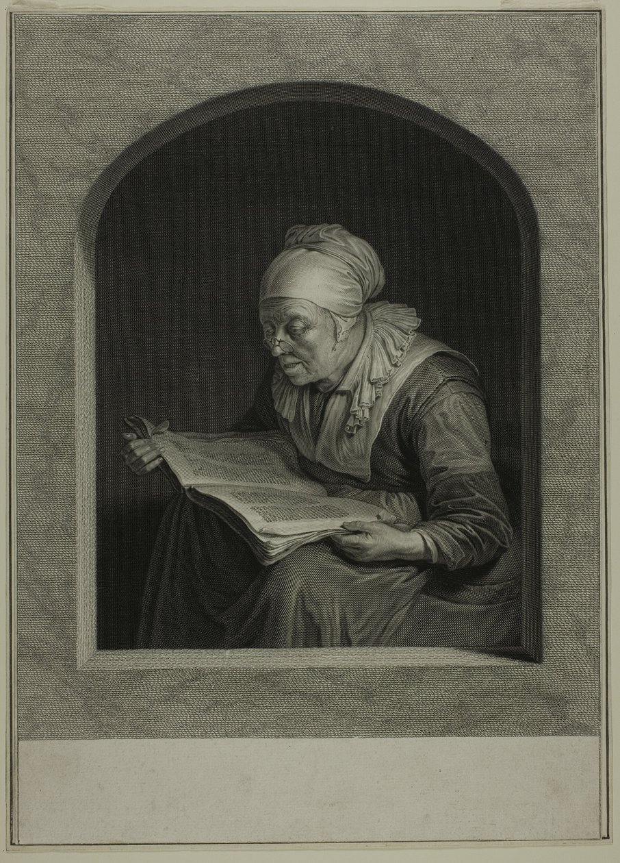 Die Leserin von Johann Georg Wille