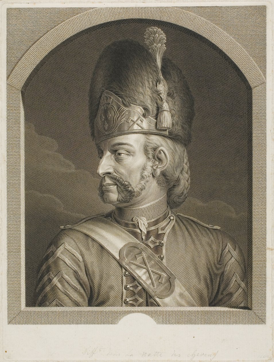 Pionier der Schweizer Garde von Johann Georg Wille