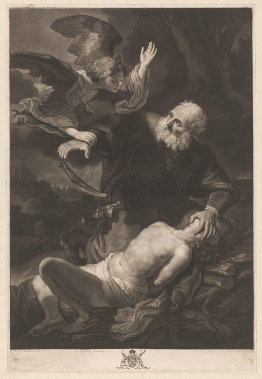 Opfer Abrahams von Johann Gottfried Haid