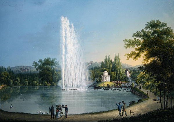 Der große Brunnen, ca. 1820 von Johann Heinrich Bleuler