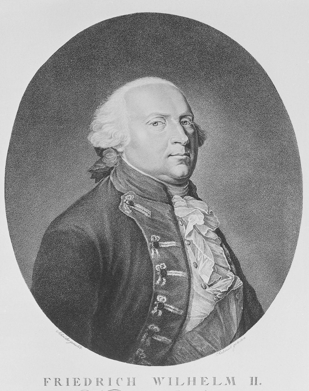 Friedrich Wilhelm II. von Preußen von Johann Heinrich Schroder