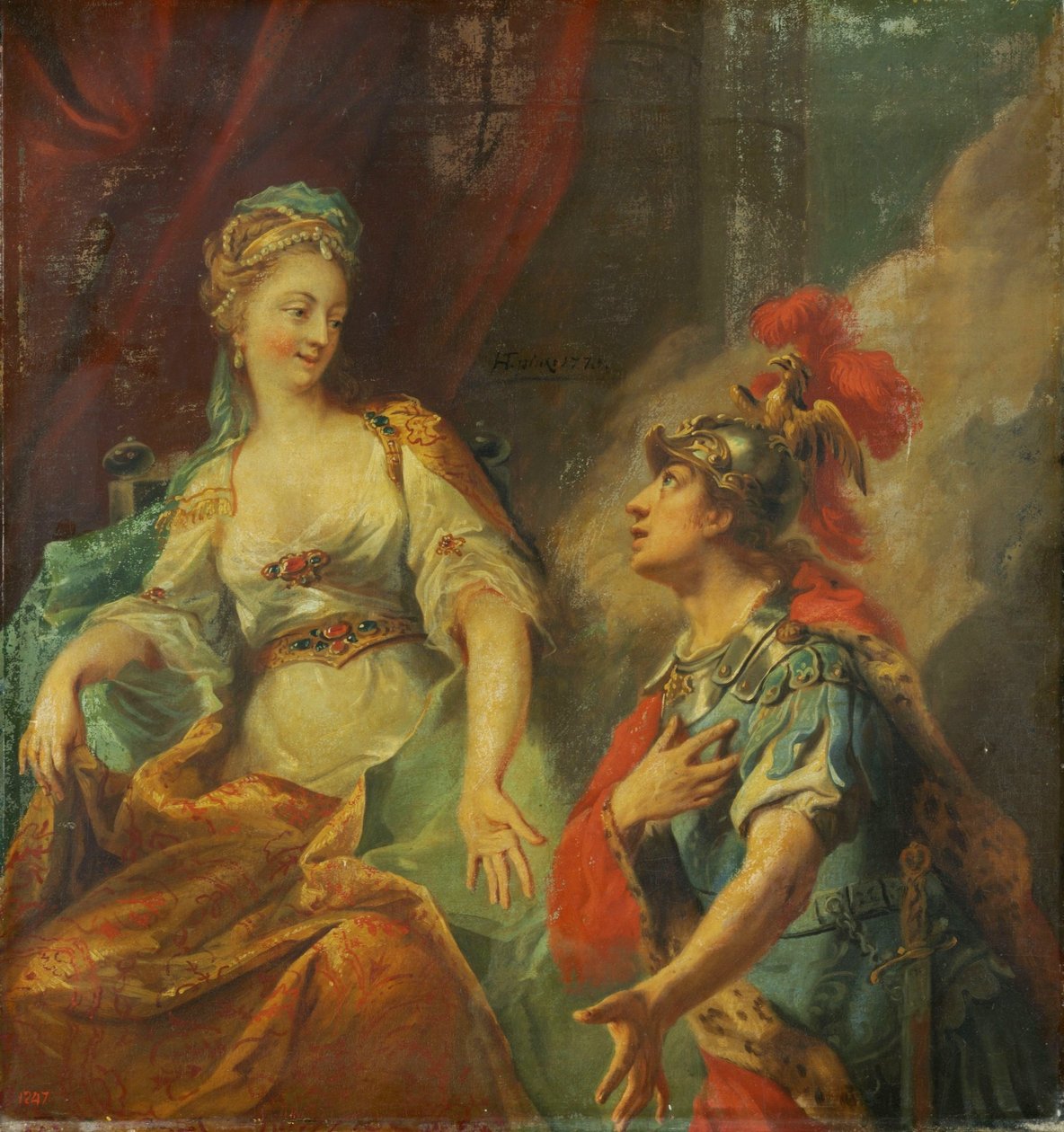 Aeneas vor Dido von Johann Heinrich Tischbein