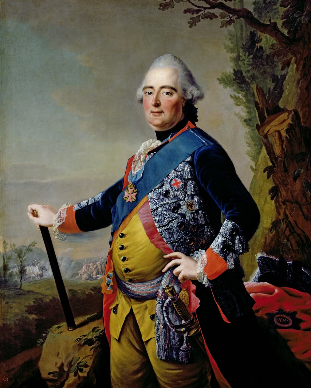 Friedrich II., Landgraf von Hessen-Kassel von Johann Heinrich Tischbein