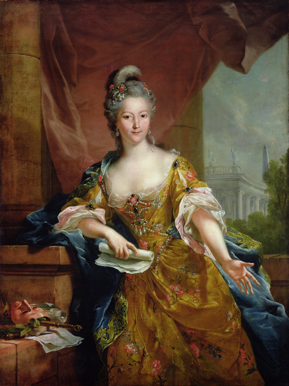 Die Schauspielerin Mademoiselle Evrard von Johann Heinrich Tischbein