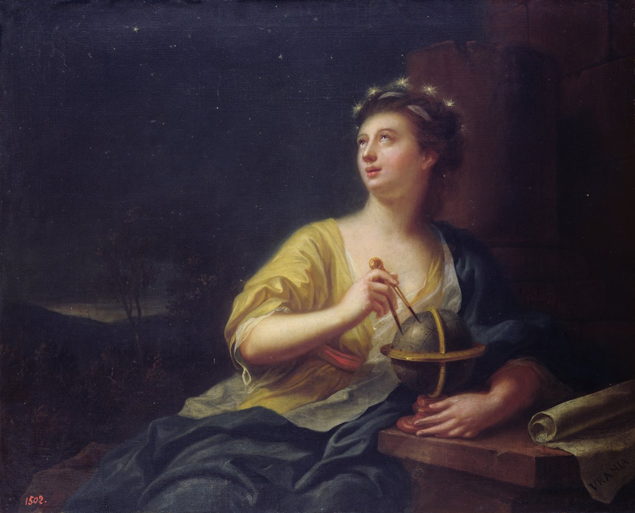 Die Muse Urania von Johann Heinrich Tischbein