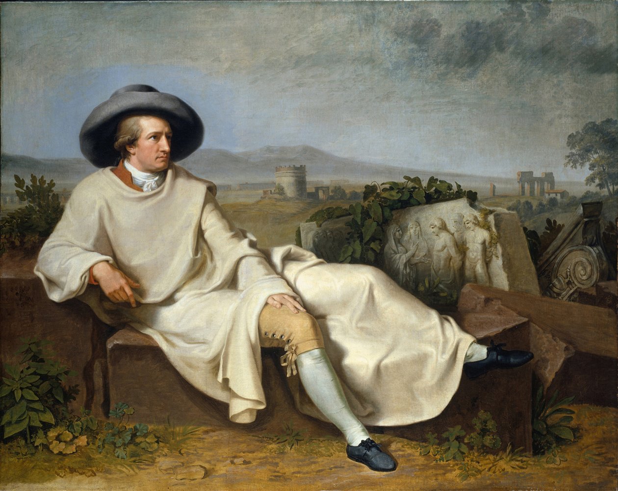 Goethe in der Campagna, 1787 von Johann Heinrich Wilhelm Tischbein