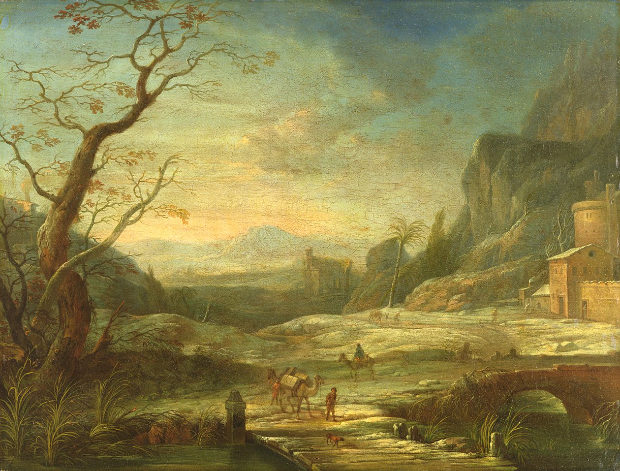 Orientalische Landschaft von Johann Holst