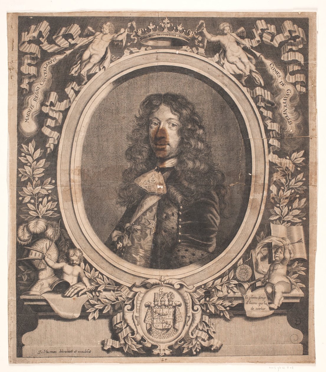 Griffenfeld als Reichskanzler von Johann Husman