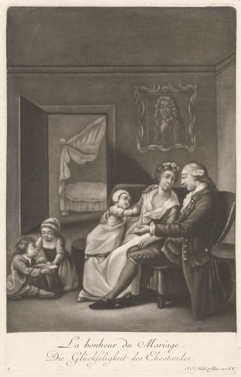 Das Glück der Ehe von Johann Jacobus Haid