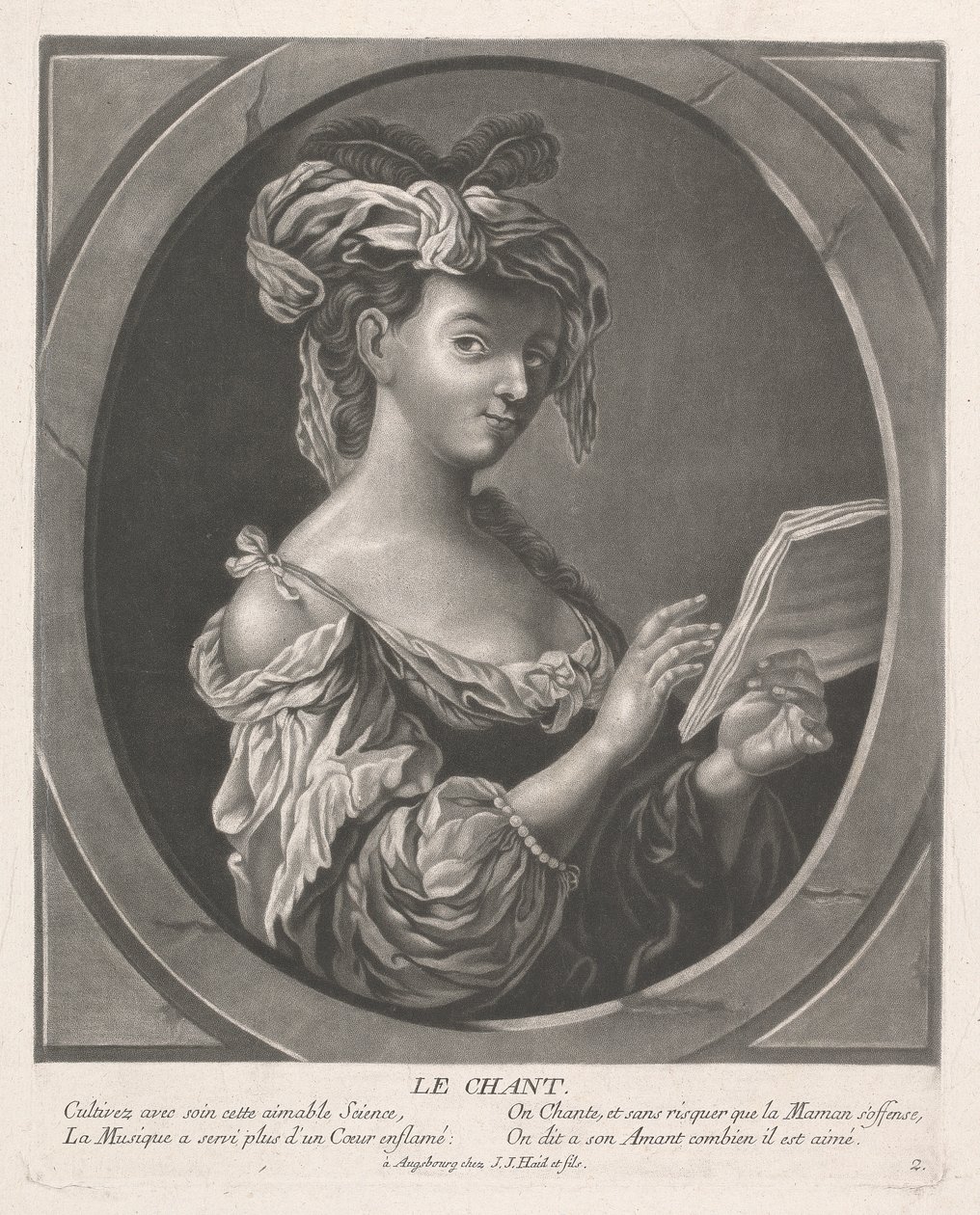 Der Gesang von Johann Jacobus Haid