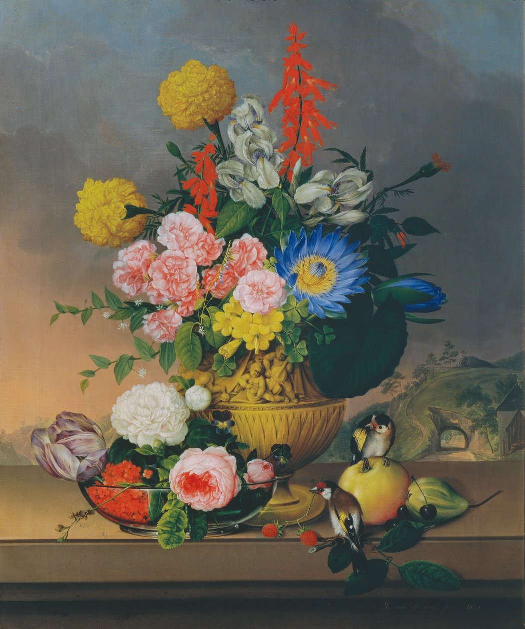 Stillleben mit Blumenstrauß von Johann Knapp