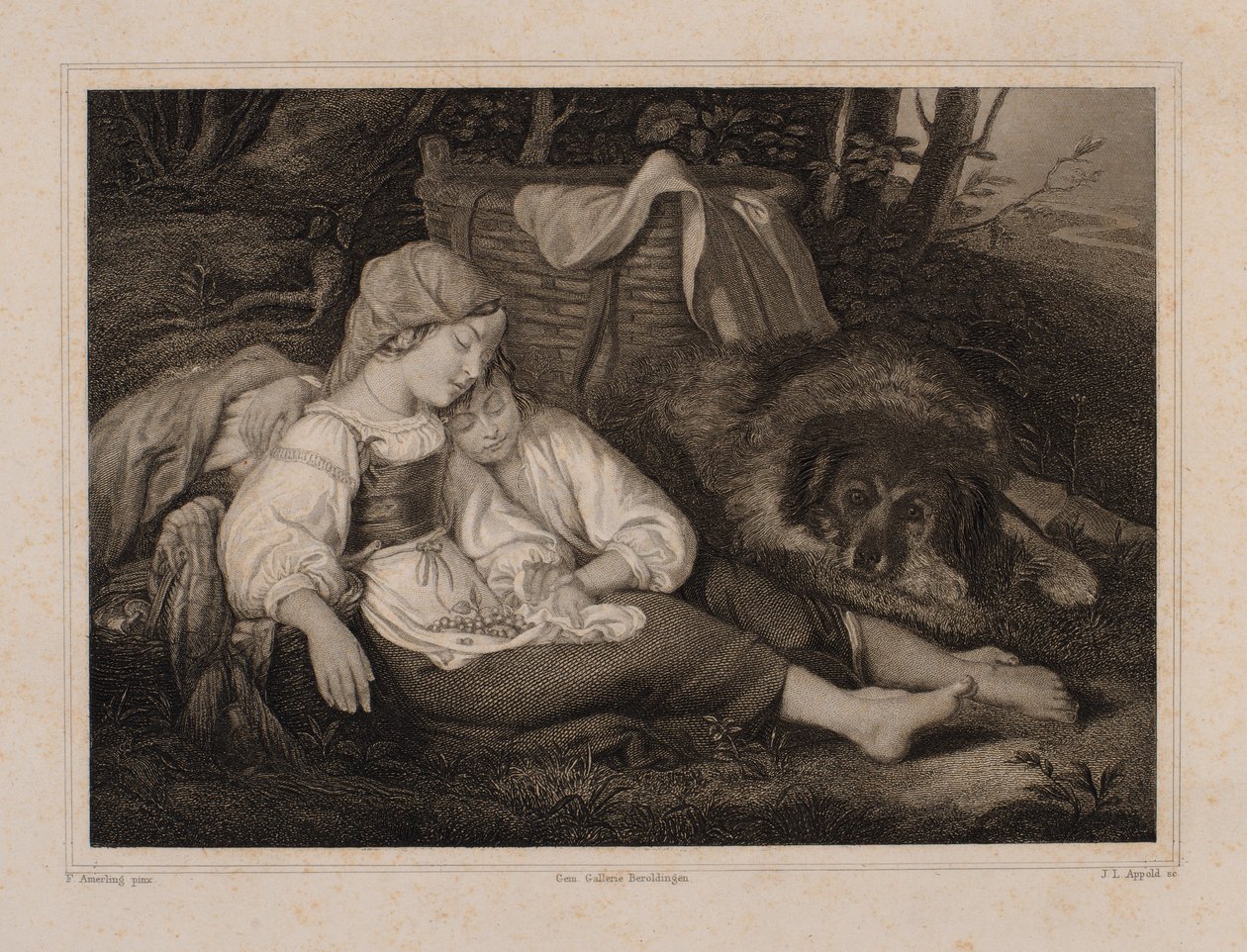 Die schlafenden Kinder von Johann Leonhard Appold