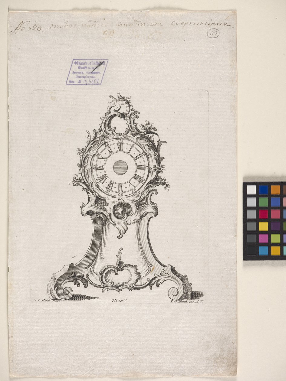Uhr von Johann Michael Hoppenhaupt