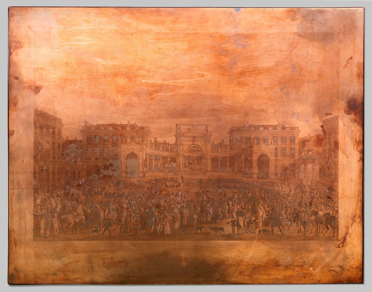 Ehrung von Wilhelm I. in Brüssel von Johann Nepomuk Gibèle
