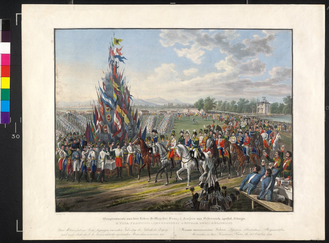 Militärfest im Prater 1814 von Johann Nepomuk Hoechle