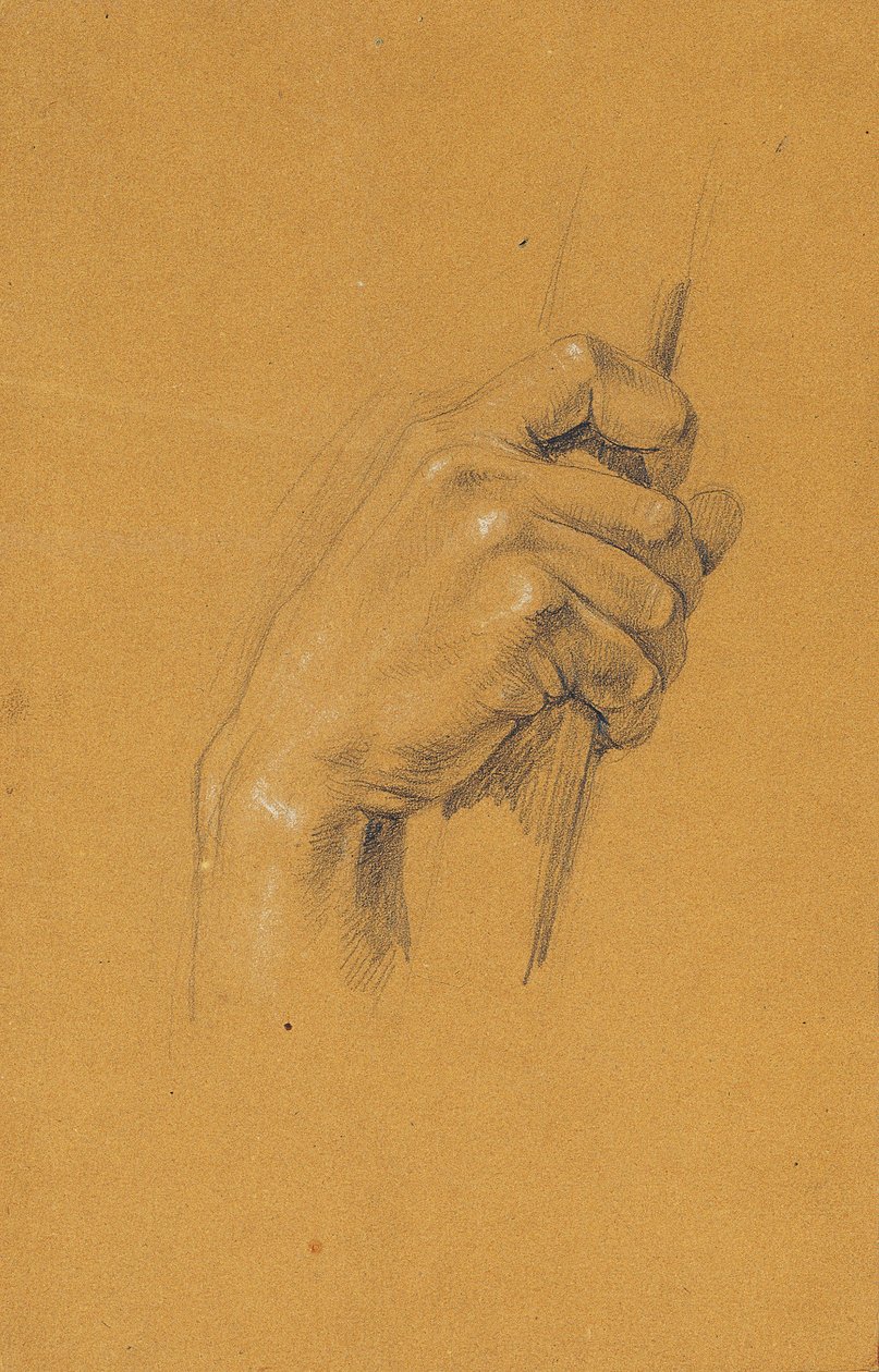 Handstudie zu "Ossian und Malvina" von Johann Peter Krafft