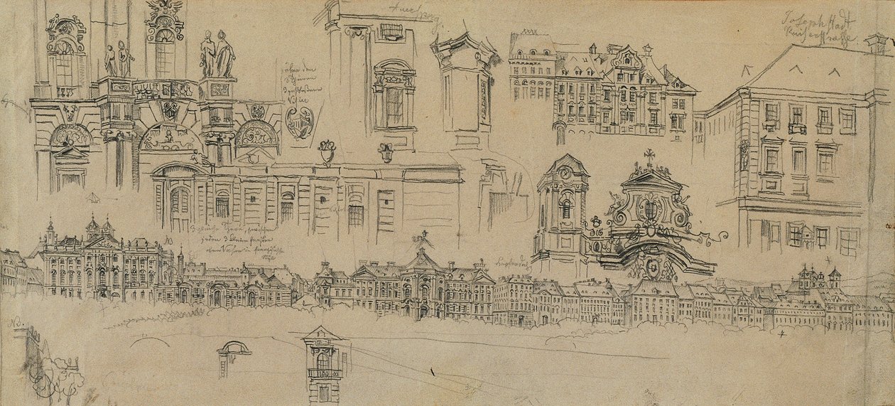 Panorama Josefstadt von Johann Peter Krafft