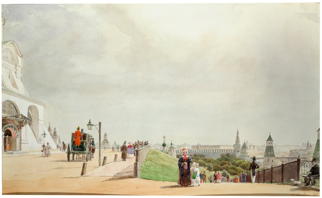 Im Moskauer Kreml, 1839 von Johann Philipp Eduard Gartner