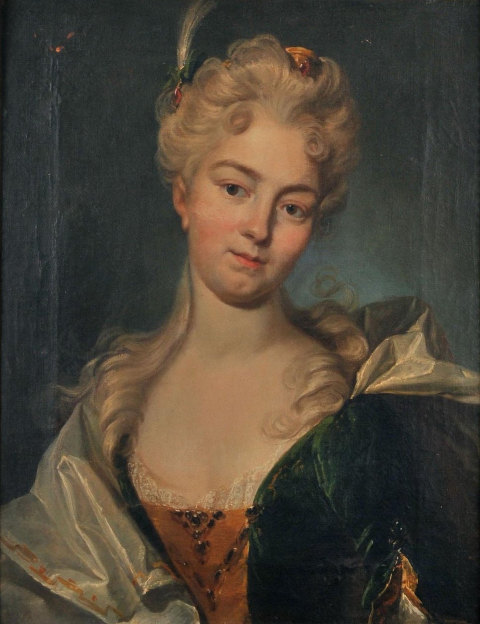 Bildnis Anna Veronika Gross (1684-1733) von Johann Rudolf Huber