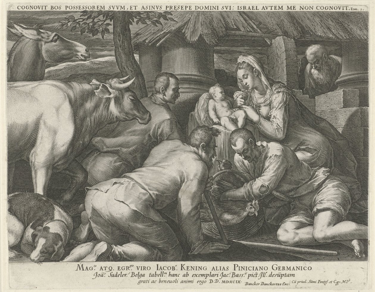 Anbetung der Hirten von Johann Sadeler (I)