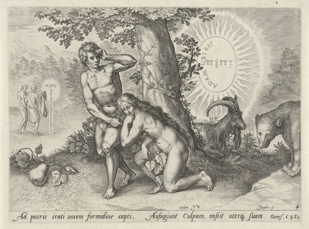 Sündenfall von Johann Sadeler (I)