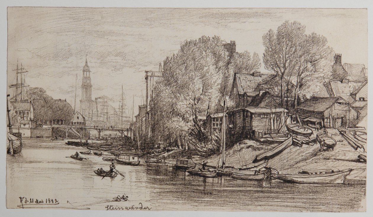 Auf Steinwerder 21-05-1882 von Johann Theobald Riefesell