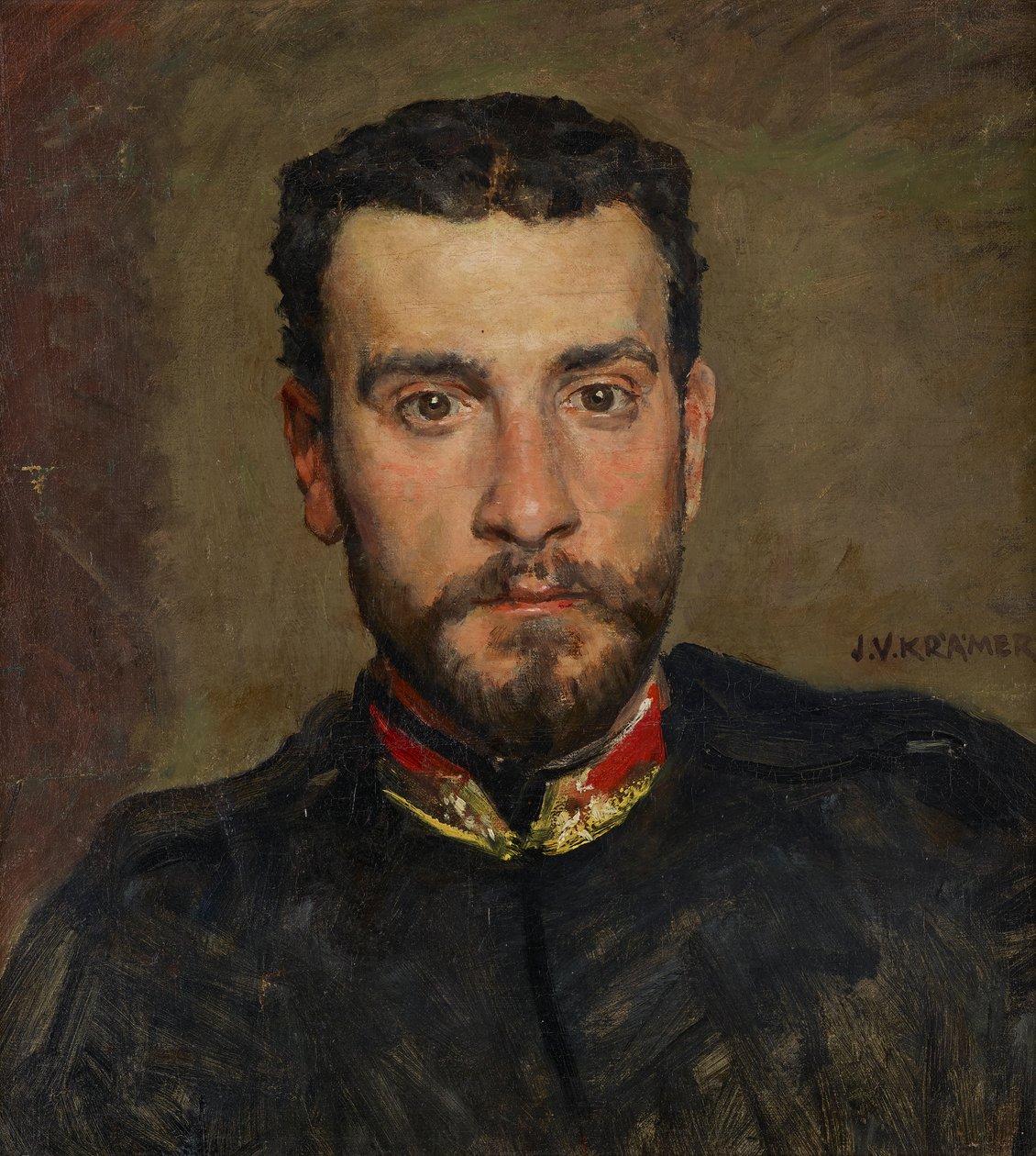 Selbstbildnis von Johann Victor Krämer