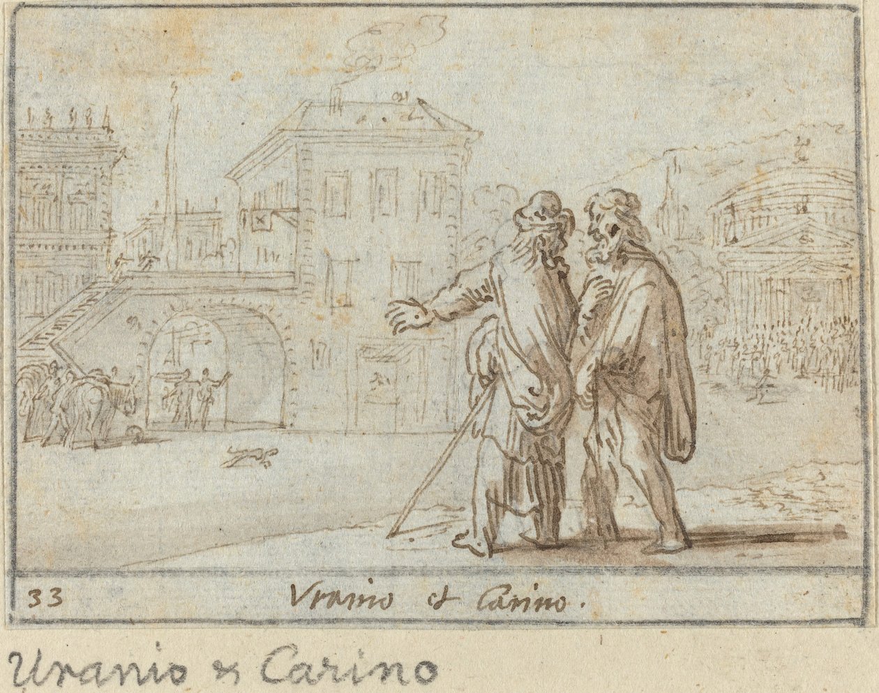 Uranio und Carino von Johann Wilhelm Baur
