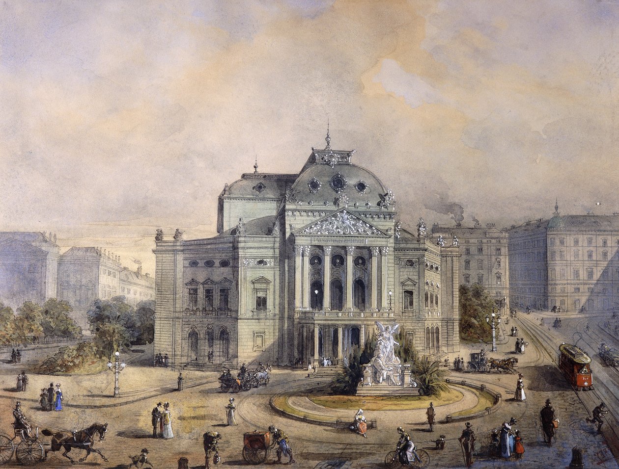 Volkstheater, Wien von Johann Wilhelm Frey