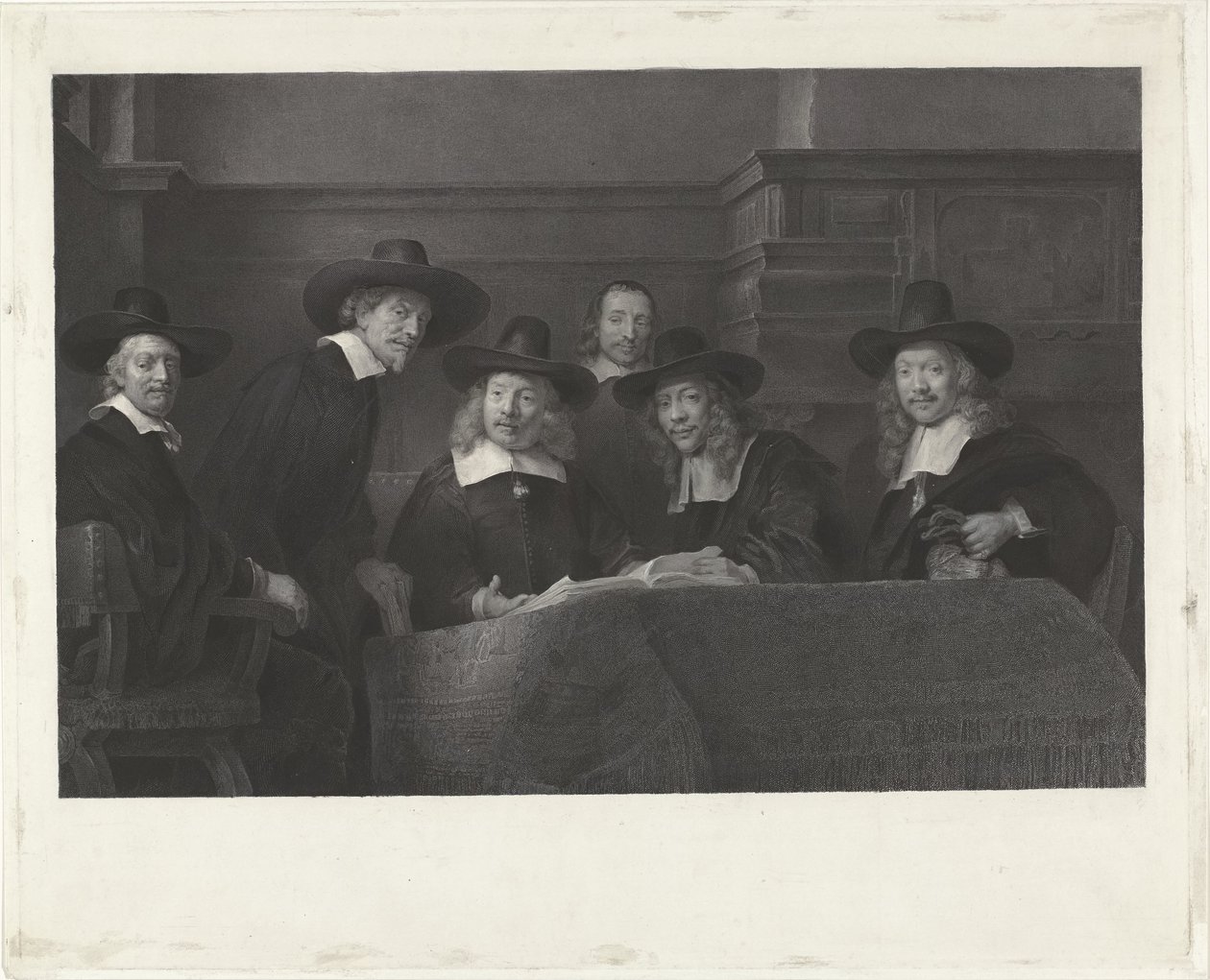 Die Vorsteher der Tuchmacherzunft von Johann Wilhelm Kaiser (I)