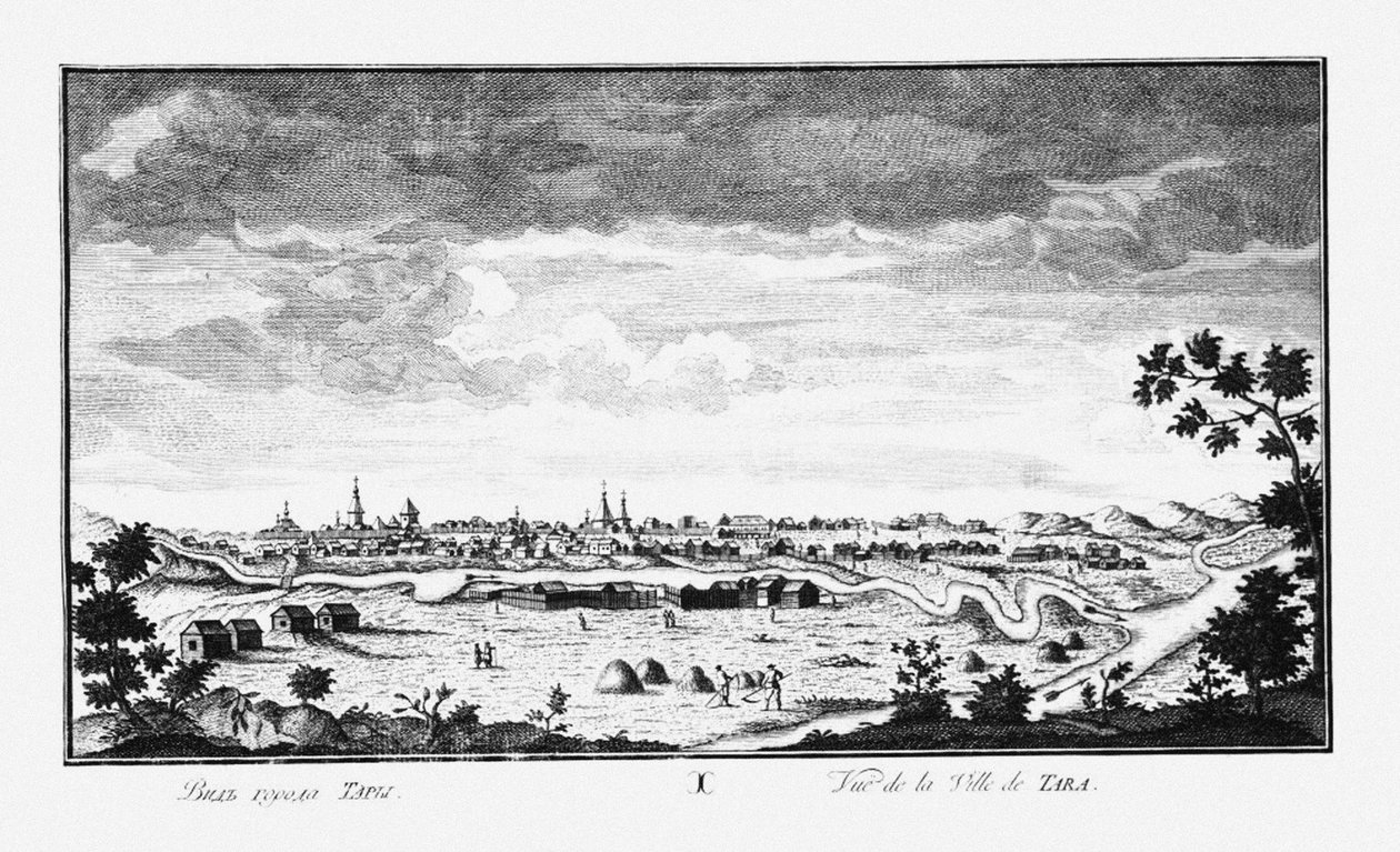 Ansicht von Tara, um 1735 von Johann Wilhelm Lürsenius