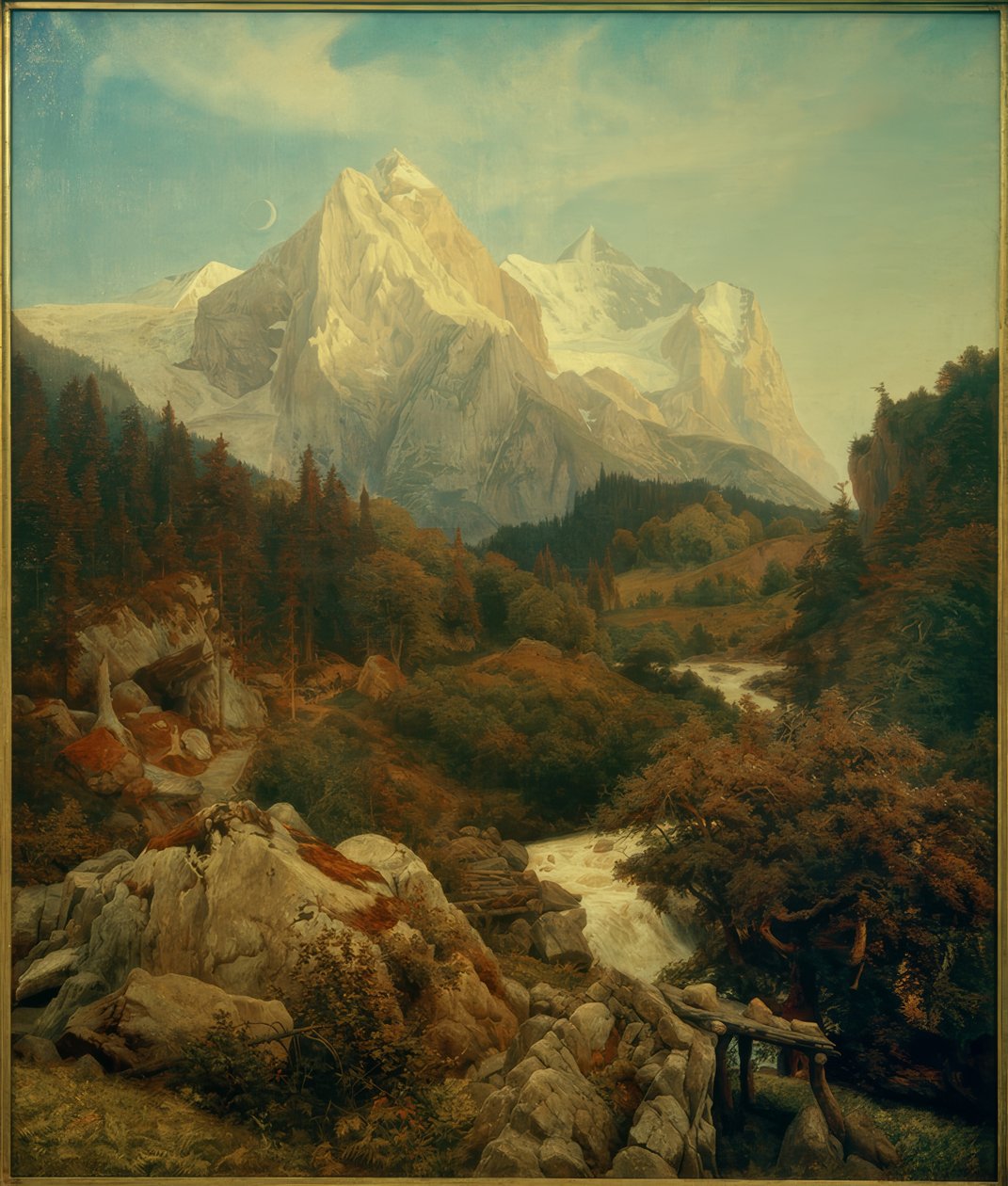 Das Wetterhorn von Johann Wilhelm Schirmer