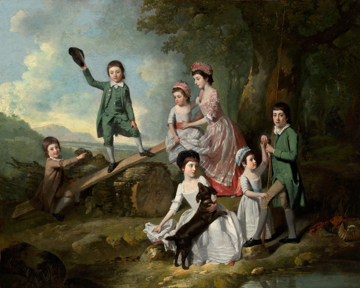Die Lavie-Kinder von Johann Zoffany