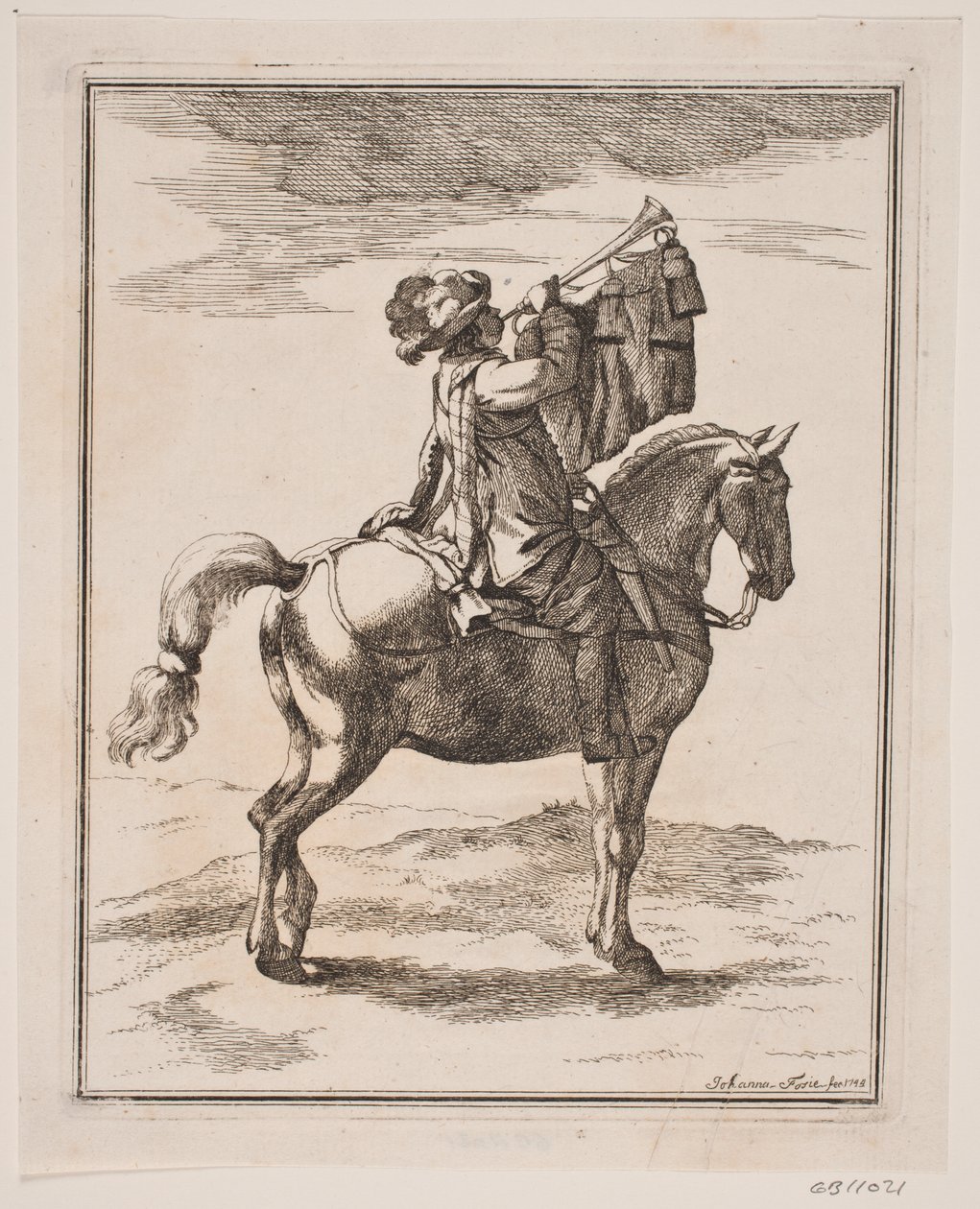 Ein Trompeter zu Pferd von Johanna Fosie