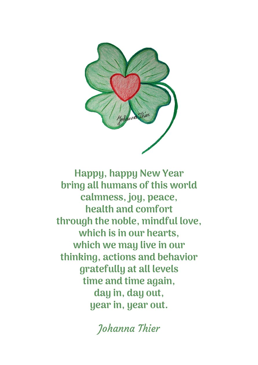 Happy New Year (Version 1) von Johanna Thier