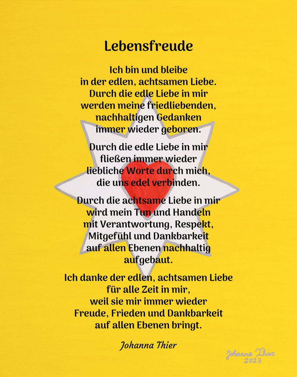 Lebensfreude von Johanna Thier