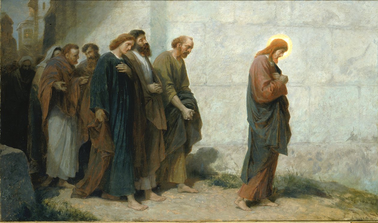 Hinab nach Gethsemane, 1898 von Johannes Adam Simon Oertel