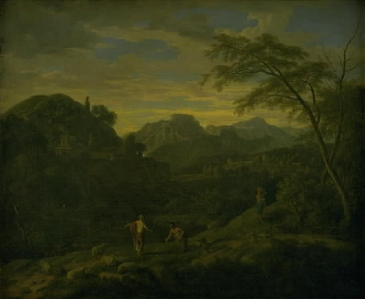 Südliche Berglandschaft von Johannes Glauber