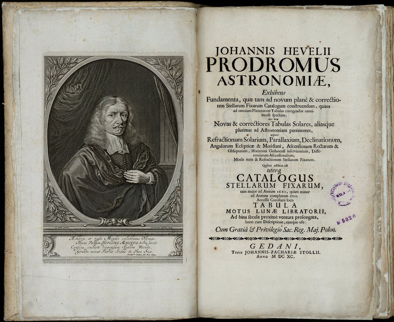 Johannes Hevelius, Prodromus astronomiae von Johannes Hevelius