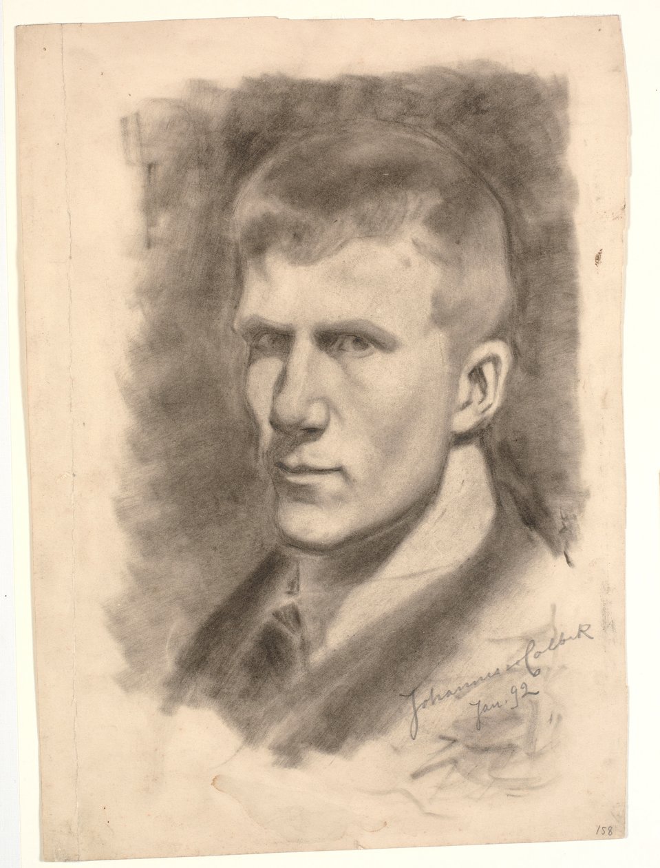 Selbstporträt von Johannes Holbek
