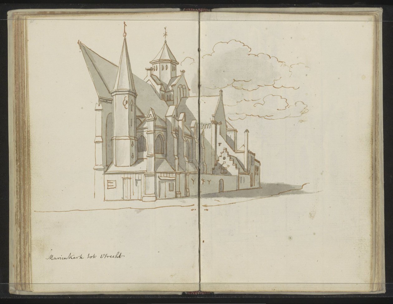 Mariakirche in Utrecht von Johannes Huibert Prins