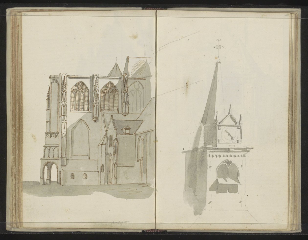 Alte Kirche in Delft von Johannes Huibert Prins