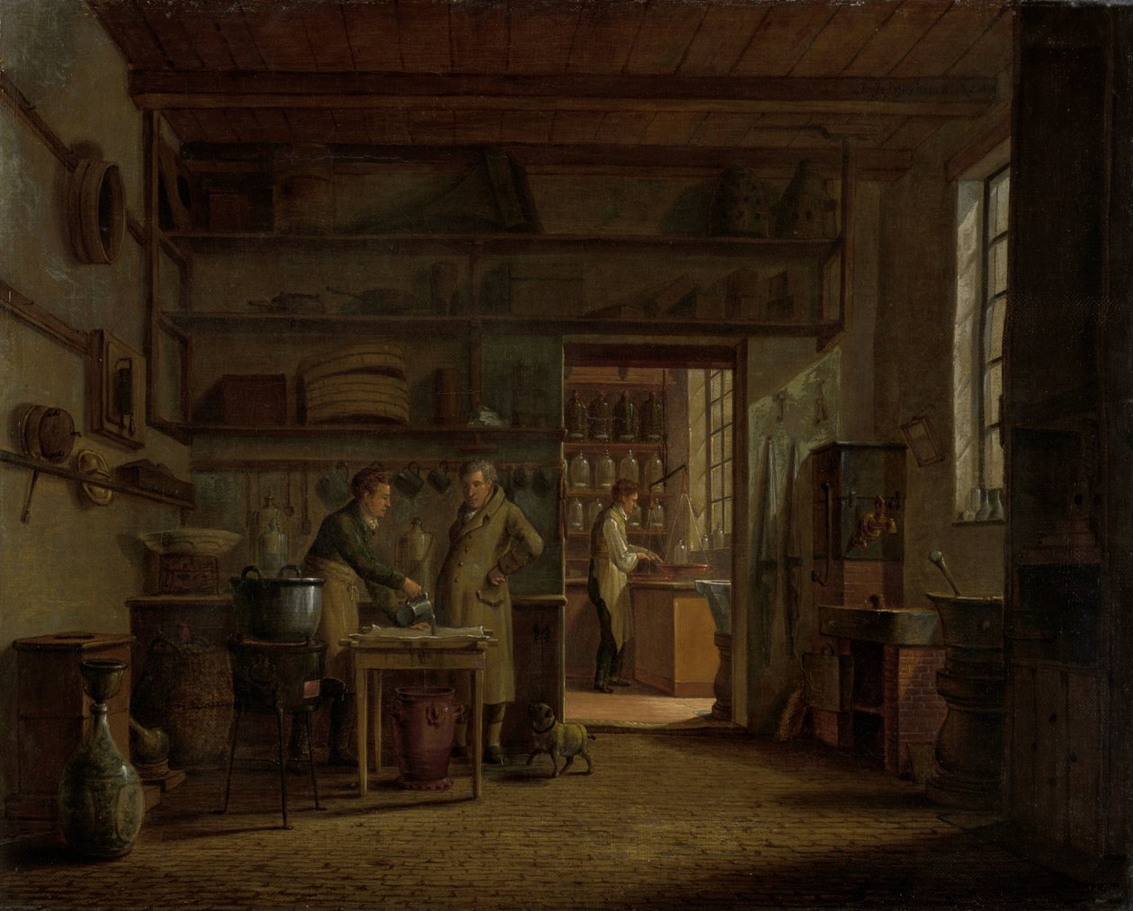 Die Destillerie des Apothekers A. d