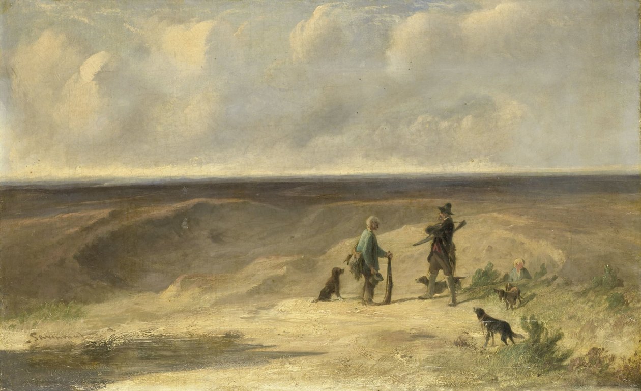 Tavenraat erwischt einen Wilderer von Johannes Tavenraat
