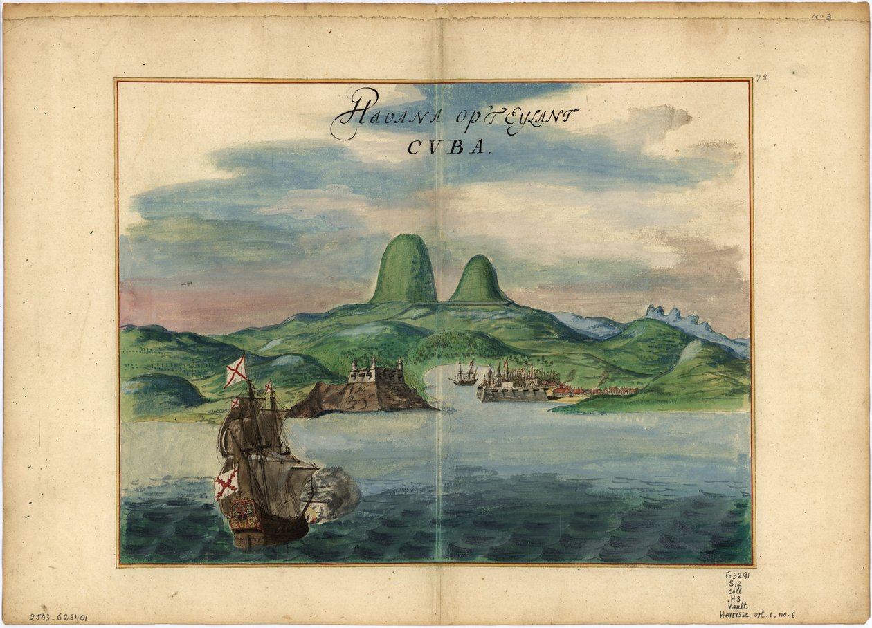 Havanna auf der Insel Cvba von Johannes Vingboons