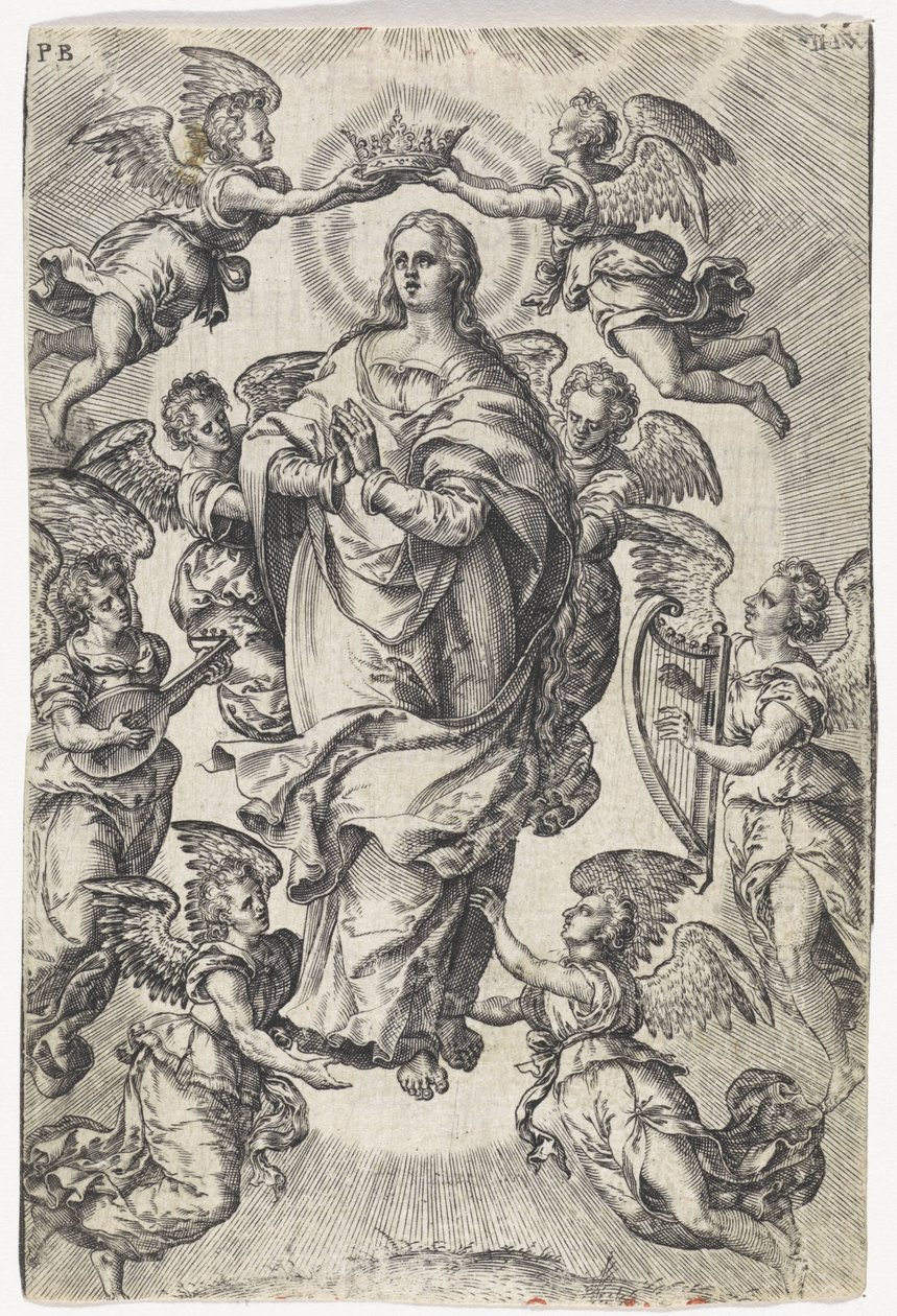 Himmelfahrt Mariens von Johannes Wierix