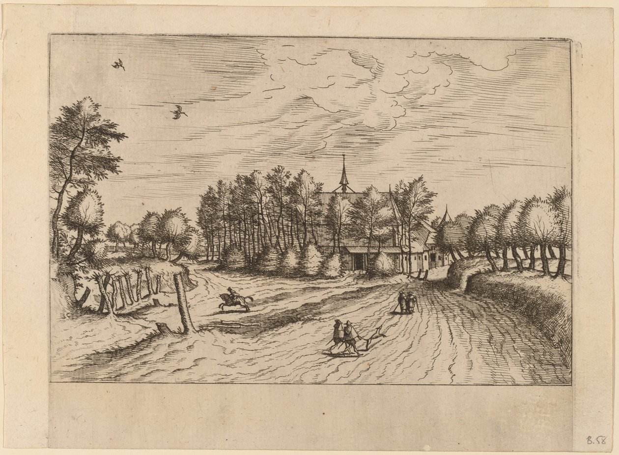 Bauernhof von Johannes van Doetechum, the Elder and Lucas